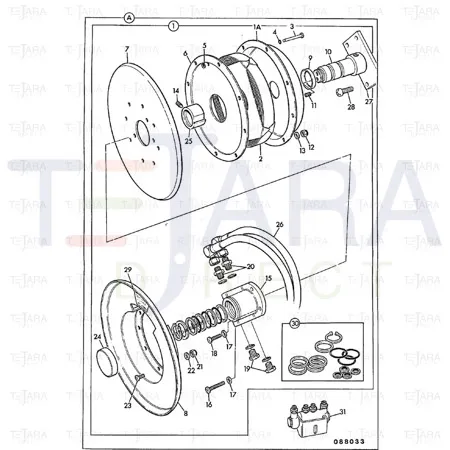 JCB Part No.# 190/20126, KIT -PARTS - JCB Spare Parts