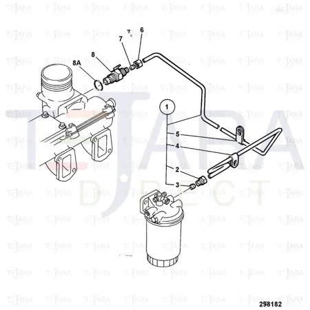 JCB Part No.# 02/100318, NUT - JCB Spare Parts