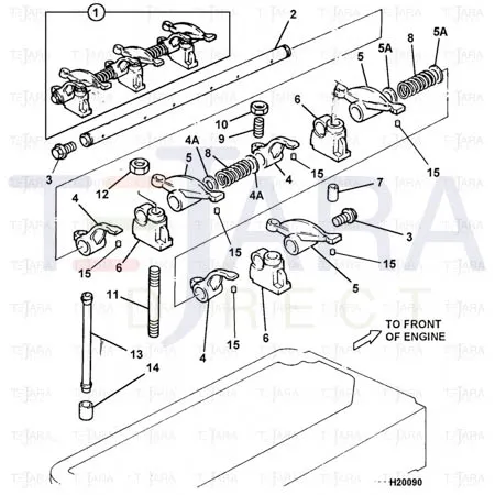 JCB Part No.# 02/630167, SCREW ADJUSTING - JCB Spare Parts