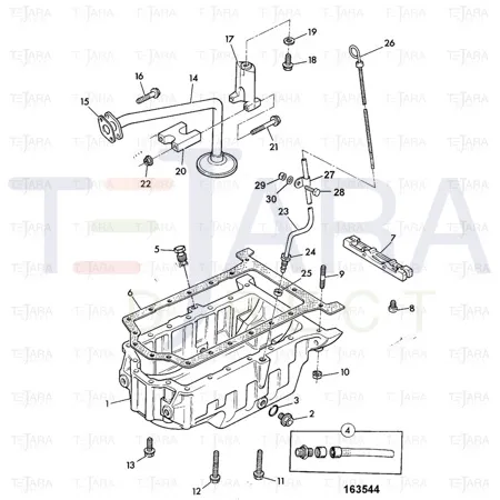 JCB Part No.# 123/06297, DIPSTICK ASSEMBLY - JCB Spare Parts