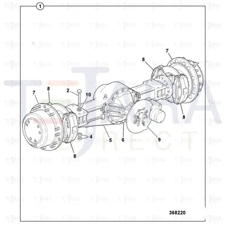 JCB Part No.# 1315/4036D, BOLT - JCB Spare Parts