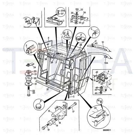 JCB Part No.# 257/44700, NIPPLE  SCREW - JCB Spare Parts