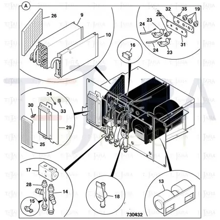 JCB Part No.# 332/C4776, Tube inlet - JCB Spare Parts