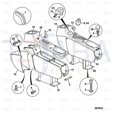 JCB Part No.# JHP0046, WASHER M10 - JCB Spare Parts