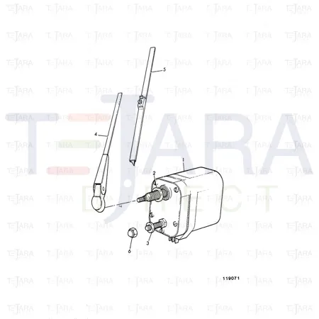 JCB Part No.# 714/04800, BLADE WIPER - JCB Spare Parts