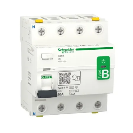 Schneider, IID 4P 80A 30MA B-SI TYPE 400V