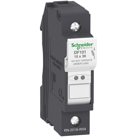 Schneider,  Fuse carrier TeSys DF, 1P 32A, fuse size 10 x 38 mm