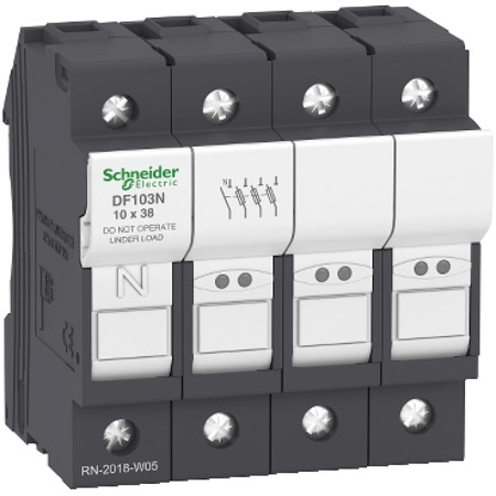 Schneider, FUSE CARRIER 32A, 3P+N, 690V