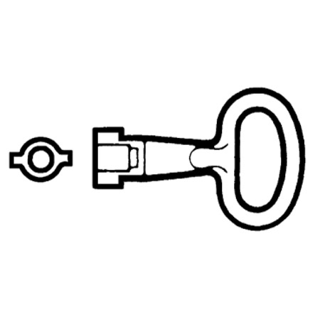 Schneider,  Key for 5mm doble barr in