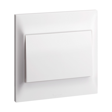 Belanko S 1 gang 1-way switch - 16AX - White | 617600 | 3414971683655 | LEGRAND