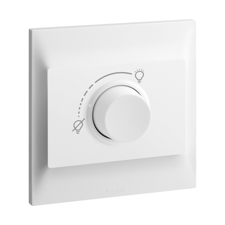 Belanko S universal rotary dimmer (LED & Halogen) - 300W - White | 617635 | 3414971684584 | LEGRAND