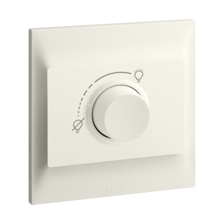 Belanko S universal rotary dimmer (LED & Halogen) - 300W - Ivory | 617835 | 3414971689480 | LEGRAND