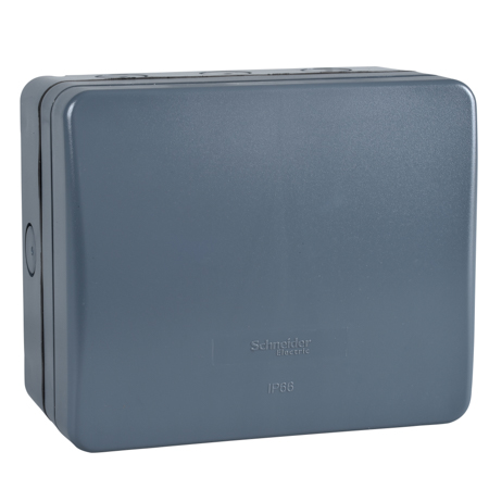 Schneider,  Exclusive Weatherproof - residual current device - 2 gangs - grey