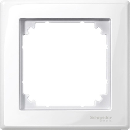 Schneider, KNX Cover Frames (Polar White, Glossy)