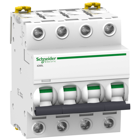 Schneider,  iC60L - miniature circuit breaker - 4P - 32A - B curve