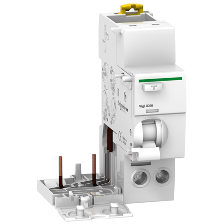 Schneider, Vigi iC60 - earth leakage add-on block - 2P - 25A - 100mA - AC type