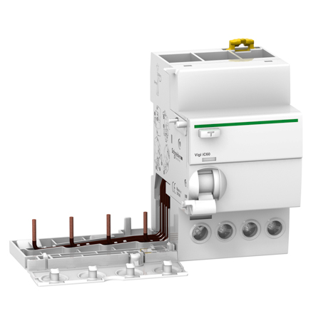 Schneider, Vigi iC60 - earth leakage add-on block - 4P - 25A - 300mA - AC type