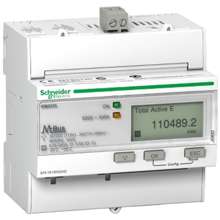 Schneider, KWH METER, TRIPHASE MBUS