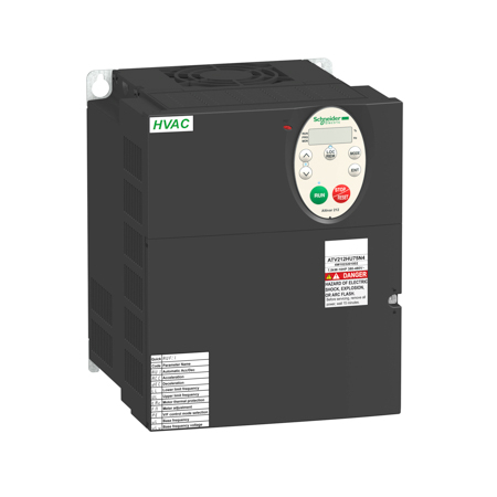 Schneider,  variable speed drive ATV212 - 7.5kW - 10hp - 480V - 3ph - EMC - IP21