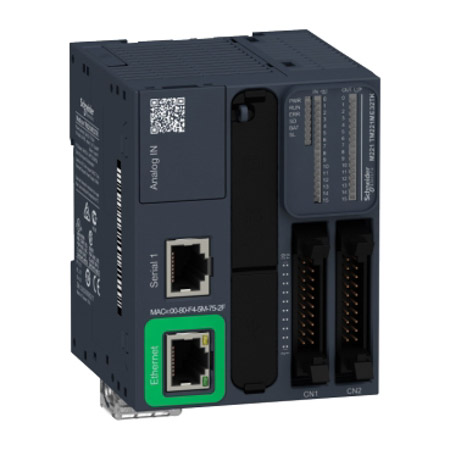 Schneider,  CONTROLLER M221-32IO TR.SOURCE ETH MODUL