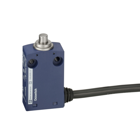 Schneider, limit switch XCMN - metal end plunger - 1NC+1NO - snap - 1 m
