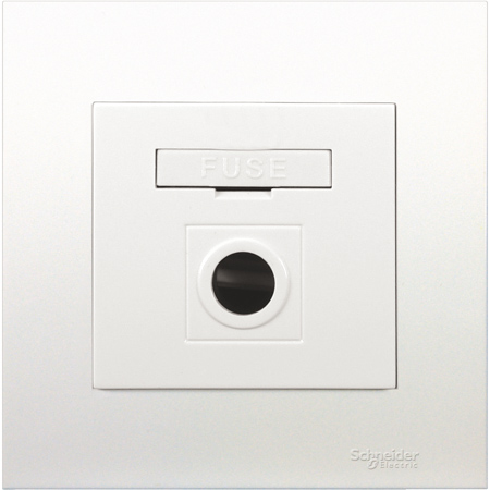 Schneider,  Vivace - fuse connection unit - 13 A 250 V - white