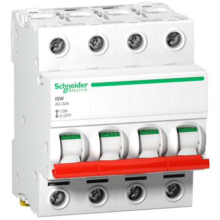 Schneider,  switch disconnector iSW - 4P - 63 A - 415 V
