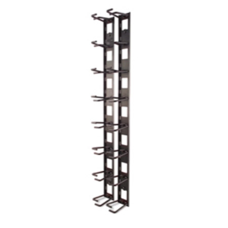 APC Schneider, VERTICAL CABLE ORGANIZER,8 CABLE RINGS