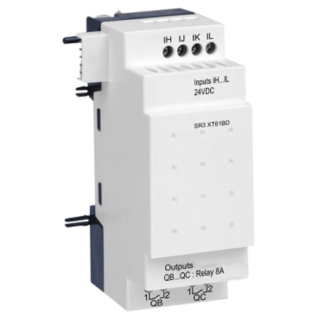 Schneider, 6 I/O REL. EXTENSION FOR 24VDC SR