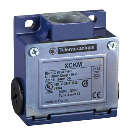 Schneider,  limit switch body ZCKM - 1NC+1NO - snap action - M20