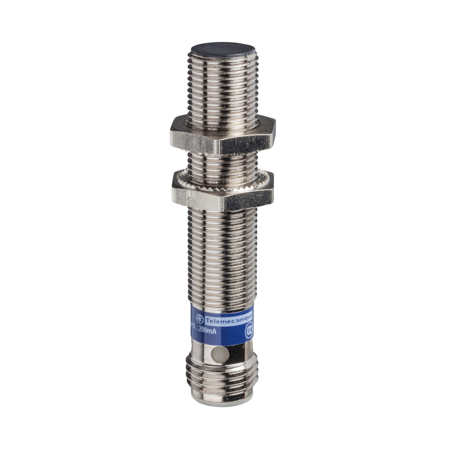 Schneider,  inductive sensor XS6 M12 - L62mm - brass - Sn4mm - 12..48VDC - M12
