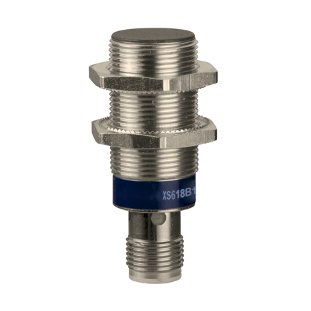 Schneider,  inductive sensor XS6 M18 - L74mm - brass - Sn8mm - 12..48VDC - M12