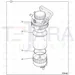 JCB Part No.# 32/925760, SS.P.N320/A7125 ELEMENT FUEL SEDIM - JCB Spare Parts