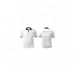 T-SHIRT WITH COLLAR WHITE / BLACK EGASOLUTIONS SIZE L (EMBROIDERED) - EGA Master