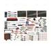 SET FOR MECHANICS 216 PCS. WITH ROLLER CABINET AND EVA TRAYS - EGA Master