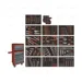 ELECTRICIAN SET 207 PCS ANTIDROP WITH ROLLER CABINET AND FOAMS TRAYS ACO - EGA Master