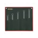 SET OF 5 SLIM FLAT DOUBLE RING WRENCHES 7/32" -1/4" A 1/2" - 9/16" AEROSPATIAL CHROME PLATING - EGA Master