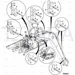 JCB Part No.# JRV0424, CLAMP - JCB Spare Parts