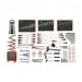 SET FOR MECHANICS 109 PCS. WITH ROLLER CABINET AND EVA TRAYS (INCHES) - EGA Master