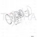 JCB Part No.# 04/600864, DRIVEPLATE KIT - W300 - JCB Spare Parts