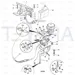 JCB Part No.# 2102/0309, PIN TENSION 3/32X3/4 - JCB Spare Parts