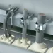 Rittal, SZ Cable Clamp, For Cable Clamp Rail, For Cables Ø 6-12 MM