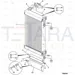 JCB Part No.# 331/53770, BRACKET COOLER LATCH - JCB Spare Parts