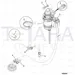 JCB Part No.# 332/D3409, HOSE FUEL - ENGINE-TANK - JCB Spare Parts