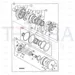JCB Part No.# 20/905948, RING PISTON - JCB Spare Parts