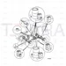 JCB Part No.# 32/906801, ELEMENT AIR PQ60 - JCB Spare Parts