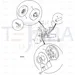 JCB Part No.# 826/11393, M10 x 55 Bolt - JCB Spare Parts