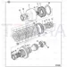 JCB Part No.# 449/M2160, G.A. PISTON - CLUTCH - JCB Spare Parts