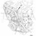 JCB Part No.# 320/08608, BELT, DRIVE L=2002 - JCB Spare Parts