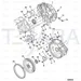 JCB Part No.# 02/801850, Seal oil rear - JCB Spare Parts